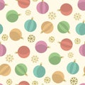 Merry Christmas tree toys pattern Happy new year holidays elements background Merry Christmas background